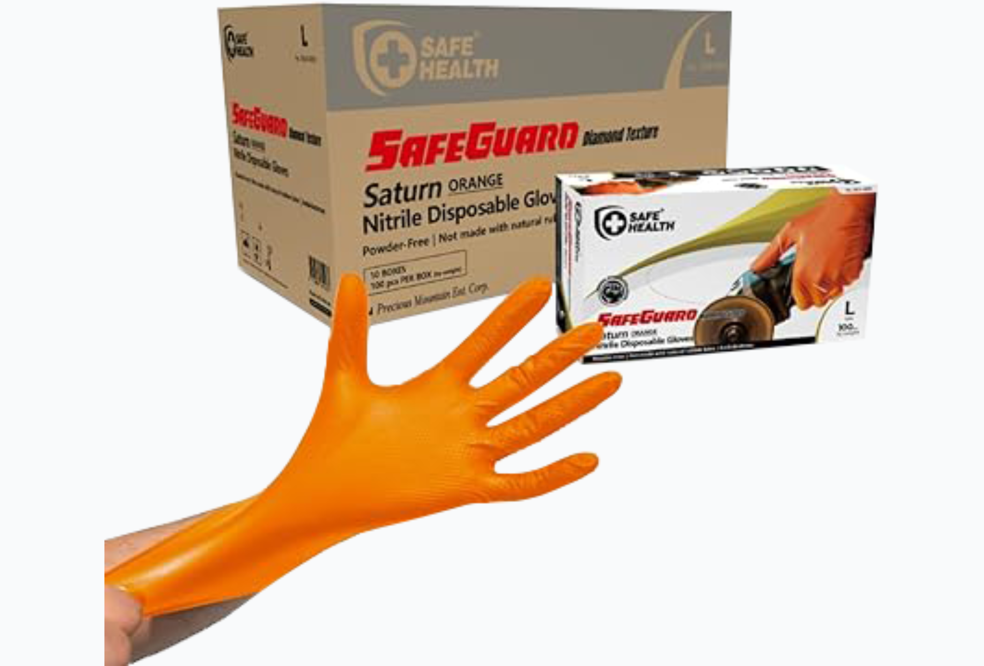 Saturn Diamond Texture Disposable Gloves